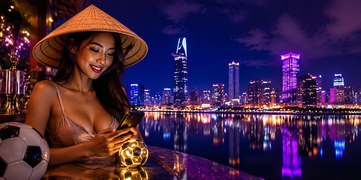 Cảnh bóng đá tại TP Hồ Chí Minh với nón lá gợi thói quen người dùng Việt