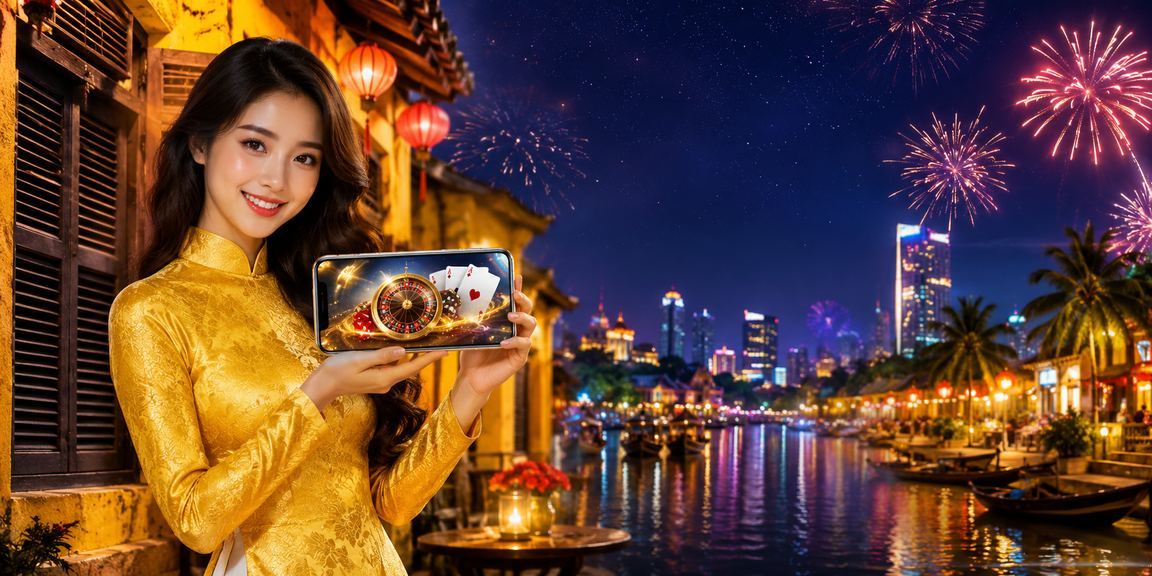 Người dùng di động tại Hội An minh họa kiểm tra ưu đãi casino trên điện thoại
